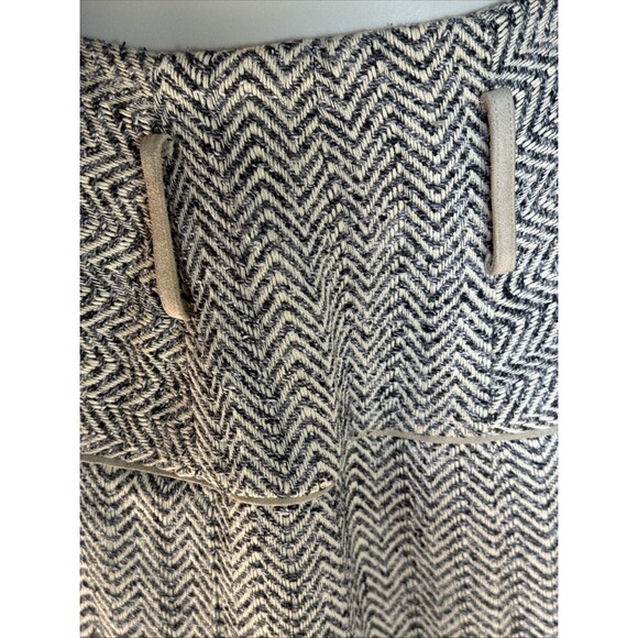 Vintage Douglas Hannant Size 8 Skirt  Jacket Suede Trim Zip Up Silk Blend - Picture 10 of 15